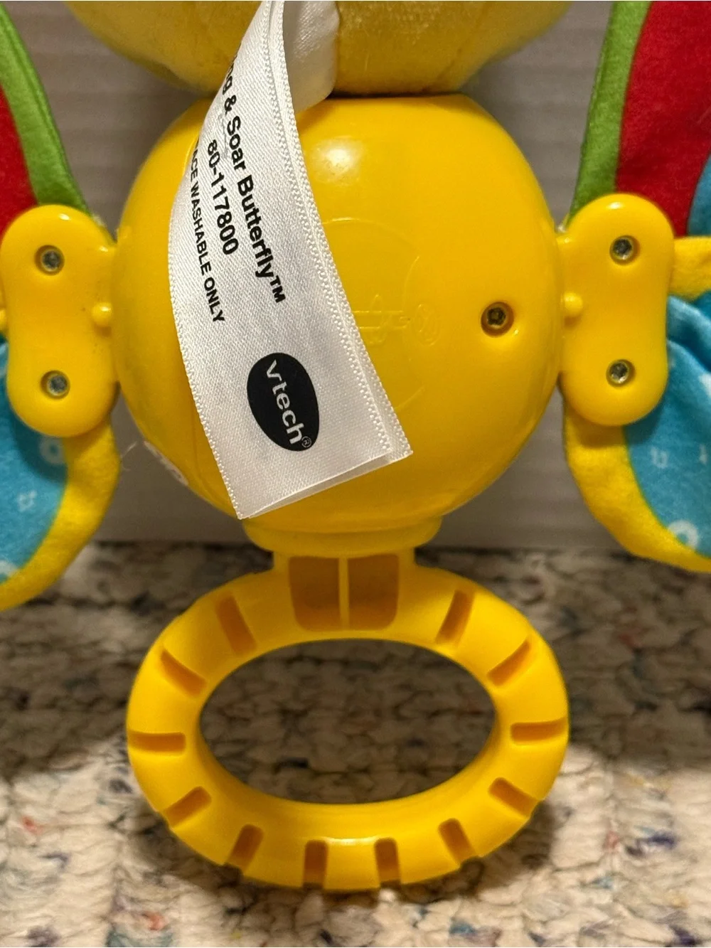 Vtech Sing & Soar Butterfly Baby TeachShapes, Numbers, Sounds, Grasping-tested